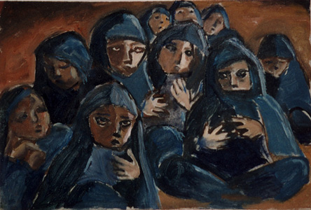 schoolgirls in a hidden school