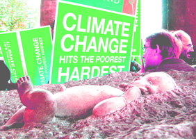 climate change demonstration November 06,London